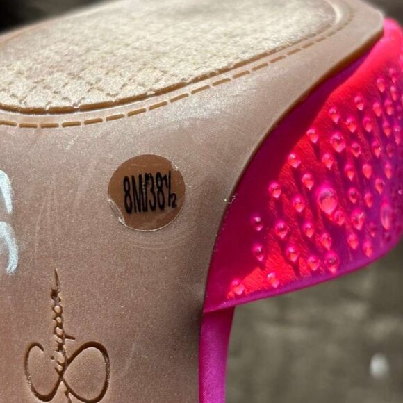 Jessica Simpson Women Pazula Pumps Hot Pink Size 38 1/2 - Picture 2 of 9